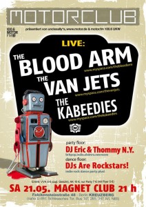 motorclub The Blood Arm Live! Berlin!